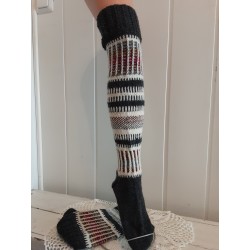 Pitkävartiset villasukat, 3366, koko 39-40