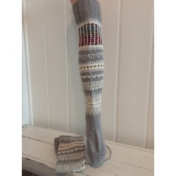 Pitkävartiset villasukat 3391, koko 38-39