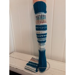 Pitkävartiset villasukat 3415, koko 38-39