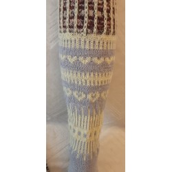 Pitkävartiset villasukat, 3214, koko 38-39