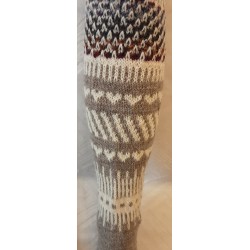 Pitkävartiset villasukat,3415, koko 39