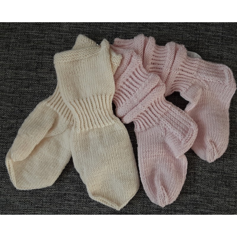 Sukat ja lapaset setti, 3425, koko n 2 vuotiaalle